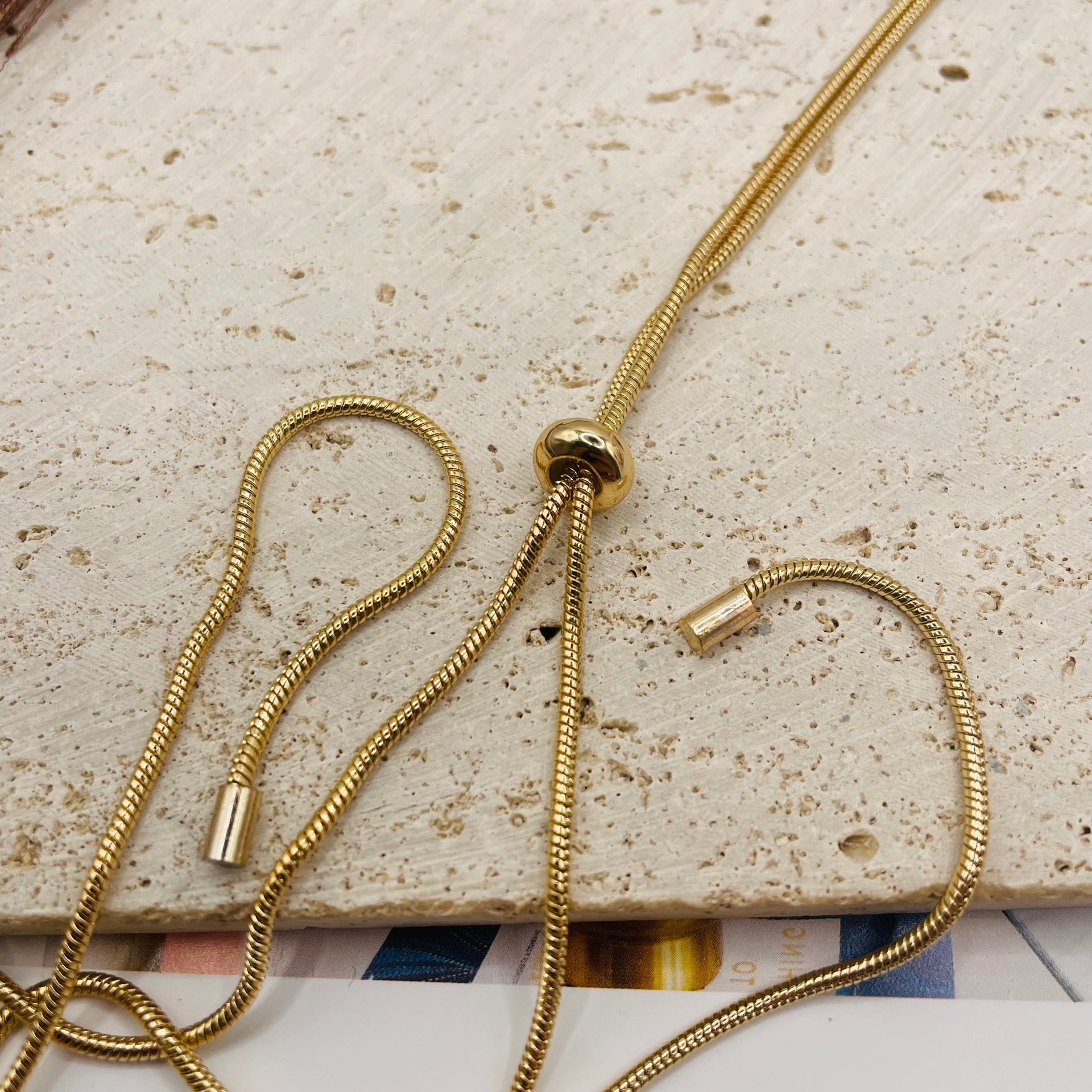 JI JOYA VENTA AL POR MAYOR,¡Collar ajustable e irregular!