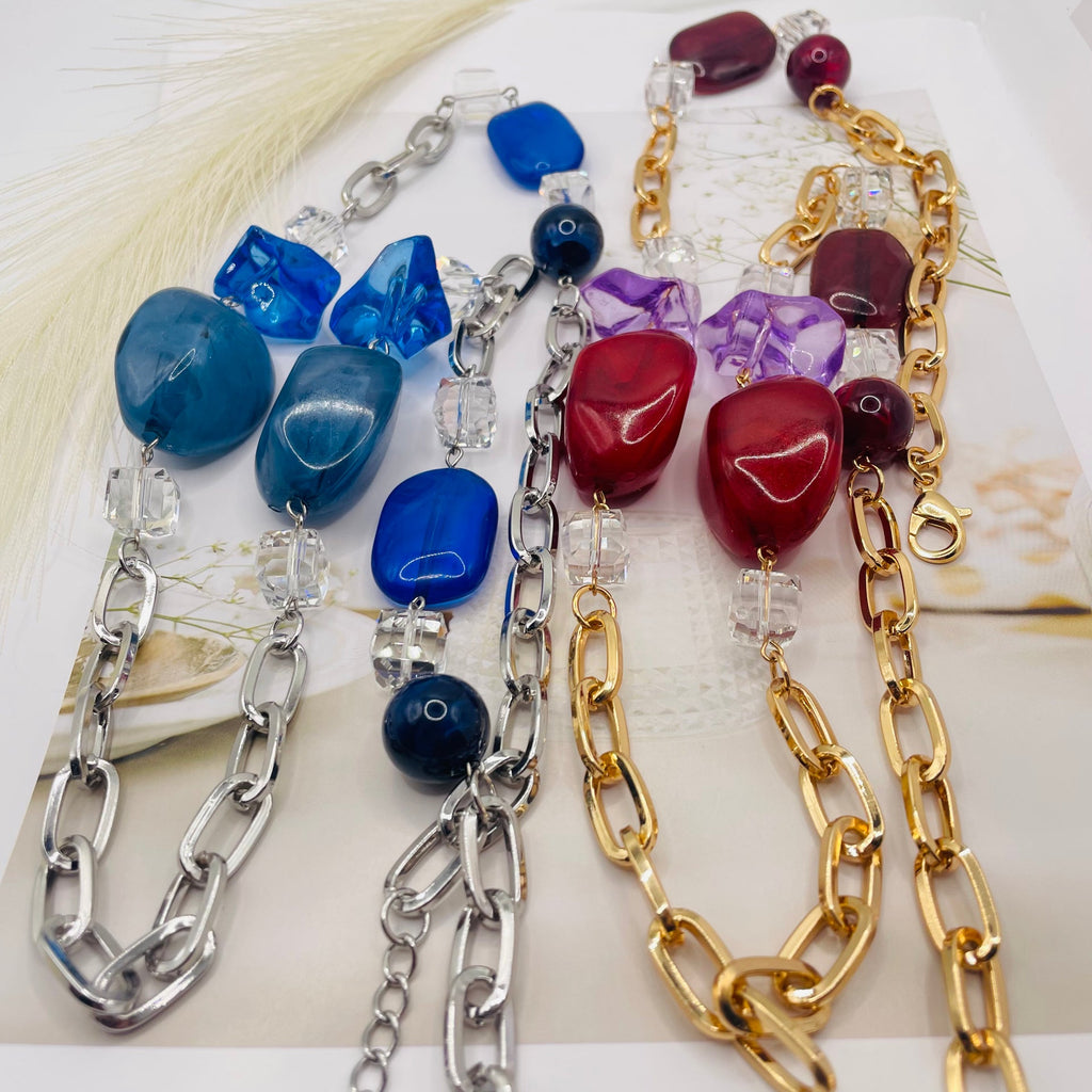 JI JOYA VENTA AL POR MAYOR,Collar De Suéter De Moda Irregular