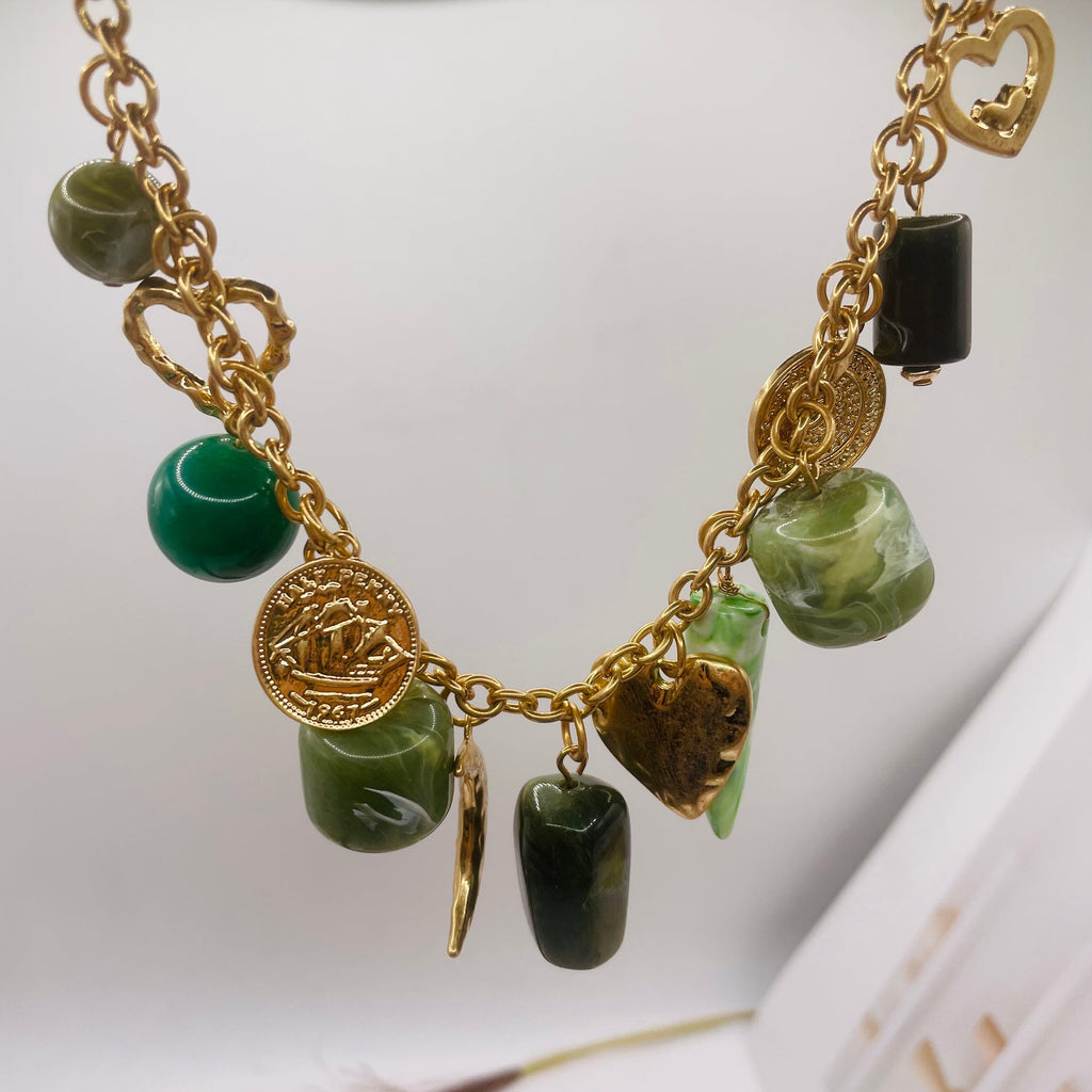 JI JOYA VENTA AL POR MAYOR,Collar colgante de moda.