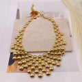 JI JOYA VENTA AL POR MAYOR,Collar de metal elegante y sencillo.