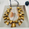 JI JOYA VENTA AL POR MAYOR,Collar sencillo de doble cara, un collar equivale a dos estilos.