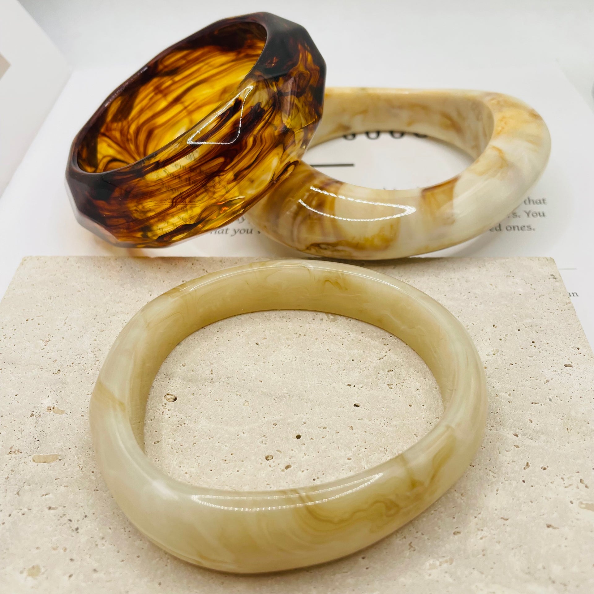 JI JOYA VENTA AL POR MAYOR,Pulsera de resina tres en uno