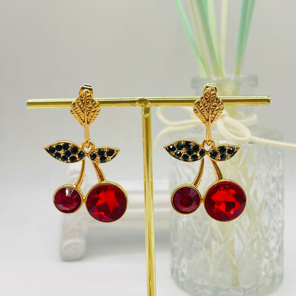 JI JOYA VENTA AL POR MAYOR,pendientes de cereza