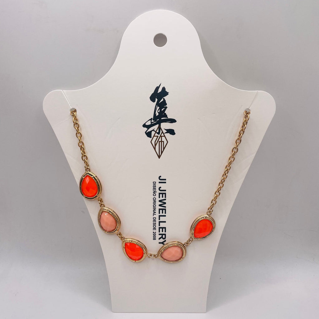 JI JOYA VENTA AL POR MAYOR,Un collar sencillo y elegante adecuado para fiestas y bodas.